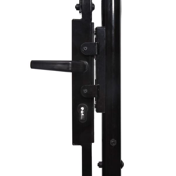 vidaXL Πόρτα Περίφραξης Διπλή με Λόγχες 400 x 225 εκ.
