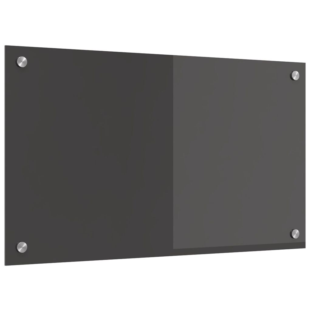vidaXL Κουζίνα Πλακάκι Σκοινί Σκούρο Γκρι 70x40x0,6 εκ. Σκληρυμένο Γυαλί