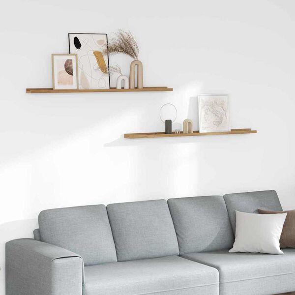 vidaXL &Rho;ά&phi;&iota; &Tau;&omicron;ί&chi;&omicron;&upsilon; 2 pcs &Kappa;&alpha;&phi;έ 115 x 9 x 3 cm &Epsilon;&pi;&epsilon;&xi;&epsilon;&rho;&gamma;&alpha;&sigma;&mu;έ&nu;&omicron; &xi;ύ&lambda;&omicron;