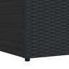 vidaXL Μπαούλο Εξωτερικού Χώρου Μαύρο 150x100x100 εκ. Συνθετικό Ρατάν