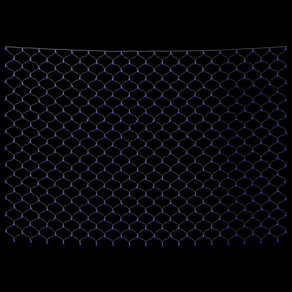 vidaXL Χριστουγεν. Φωτάκια Δίχτυ Γαλάζια Εσ./Εξ. Χώρου 3x3 μ. 306 LED