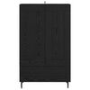 vidaXL Highboard &Mu;&alpha;ύ&rho;&eta; &Omicron;&xi;&upsilon;ά 69,5 x 31 x 115 &epsilon;&kappa;. &Epsilon;&pi;&epsilon;&xi;&epsilon;&rho;&gamma;&alpha;&sigma;&mu;έ&nu;&omicron; &xi;ύ&lambda;&omicron;