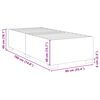 vidaXL Πλαίσιο Κρεβατιού Μαύρο 90x190 εκ. Βελούδινο