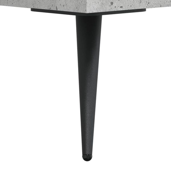 vidaXL Γραφείο Γκρι Σκυροδέματος 140 x 50 x 75 εκ. από Επεξεργ. Ξύλο