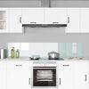 vidaXL Πίσω Πάνελ Κουζίνας Λευκό 100 x 40 cm σκληρυμένο γυαλί