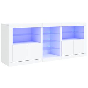 vidaXL &Mu;&pi;&omicron;&upsilon;&phi;έ&sigmaf; &mu;&epsilon; &Phi;ώ&tau;&alpha; LED &Lambda;&epsilon;&upsilon;&kappa;ό&sigmaf; 162 x 37 x 67 &epsilon;&kappa;.