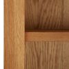 vidaXL Βιβλιοθήκη με 4 Πόρτες 80x35x180 εκ. Μασίφ Ξύλο Δρυός και Γυαλί