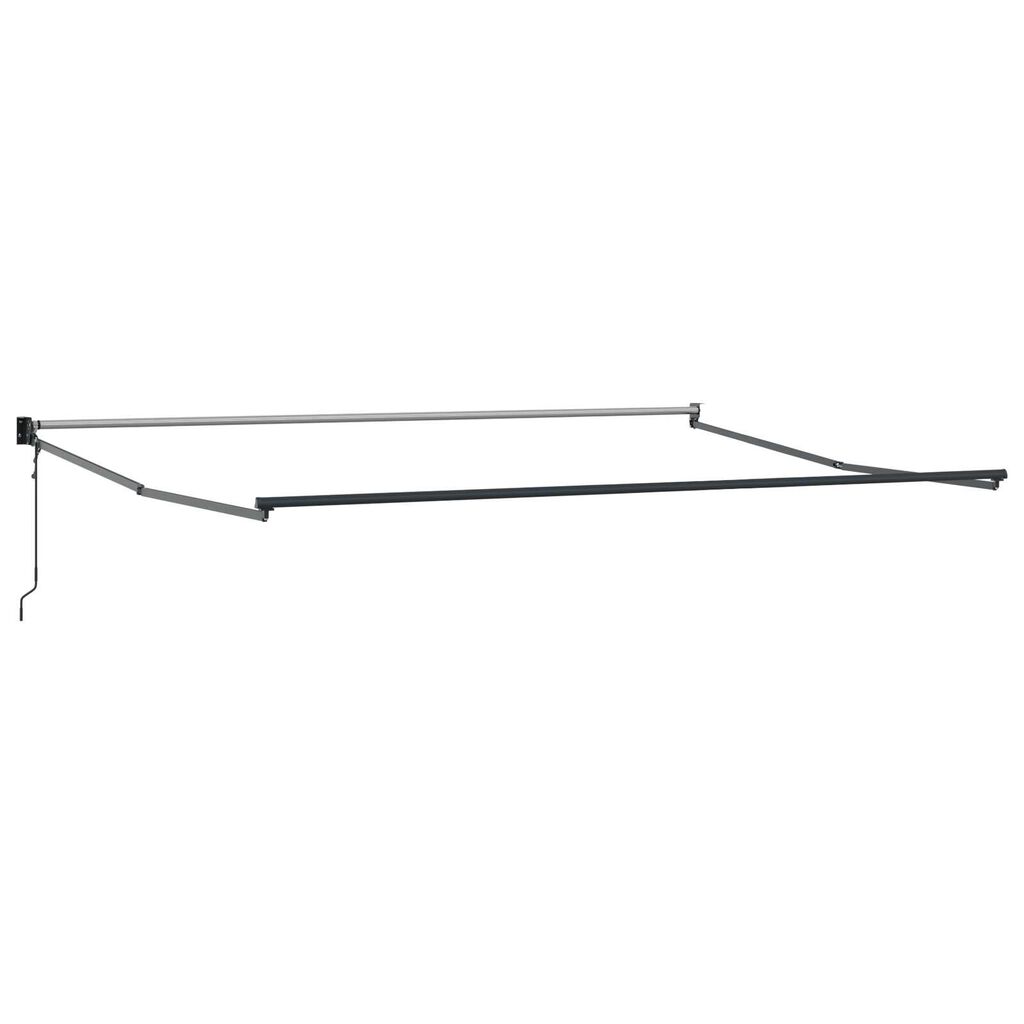vidaXL Αυτόματη Ανασυρόμενη Τέντα Λευκή 450x300 cm