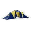 vidaXL &Sigma;&kappa;&eta;&nu;ή Camping 9 &Alpha;&tau;ό&mu;&omega;&nu; &Mu;&pi;&lambda;&epsilon; / &Kappa;ί&tau;&rho;&iota;&nu;&omicron; &Upsilon;&phi;&alpha;&sigma;&mu;ά&tau;&iota;&nu;&eta;