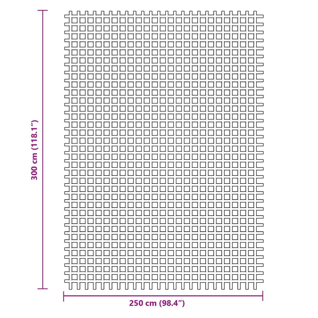 vidaXL Χαλί Σκηνής Μπλε 3x2,5 μ.