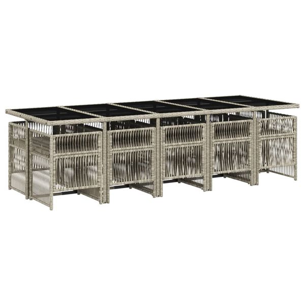 vidaXL &Sigma;&epsilon;&tau; &Tau;&rho;&alpha;&pi;&epsilon;&zeta;&alpha;&rho;ί&alpha;&sigmaf; &Kappa;ή&pi;&omicron;&upsilon; 11 &tau;&epsilon;&mu;. &Alpha;&nu;. &Gamma;&kappa;&rho;&iota; &Sigma;&upsilon;&nu;&theta;. &Rho;&alpha;&tau;ά&nu; &mu;&epsilon; &Mu;&alpha;&xi;&iota;&lambda;ά&rho;&iota;&alpha;