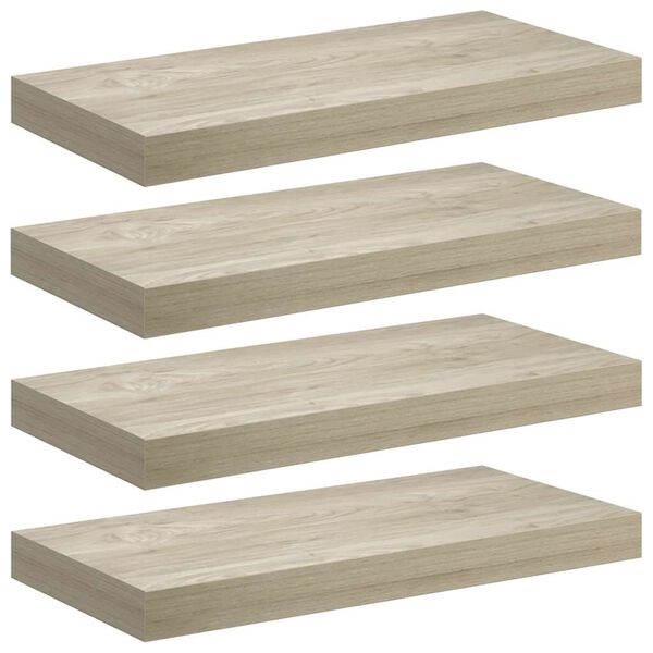 vidaXL &Rho;ά&phi;&iota;&alpha; &Tau;&omicron;ί&chi;&omicron;&upsilon; 4 &tau;&epsilon;&mu;. &Chi;&rho;ώ&mu;&alpha; &Delta;&rho;&upsilon;ό&sigmaf; 50x23x3,8 &epsilon;&kappa;. MDF