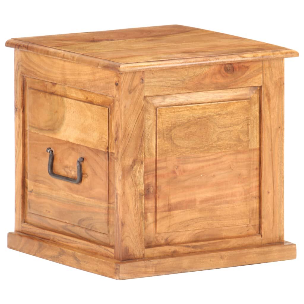 vidaXL Μπαούλο 40 x 40 x 40 εκ. από Μασίφ Ξύλο Ακακίας