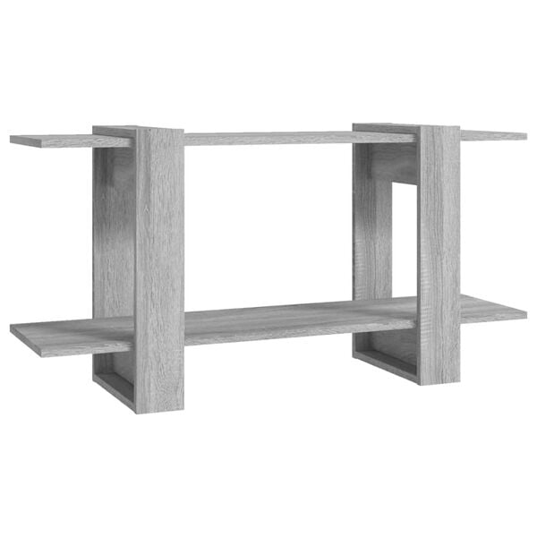 vidaXL Βιβλιοθήκη Ραφιέρα Γκρι Sonoma 100x30x51 εκ. Επεξεργασμένο Ξύλο