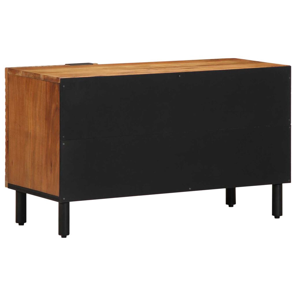 vidaXL Ντουλάπα Τηλεόρασης Καφέ 80 x 31.5 x 46 cm Μασίφ ξύλο ακακίας
