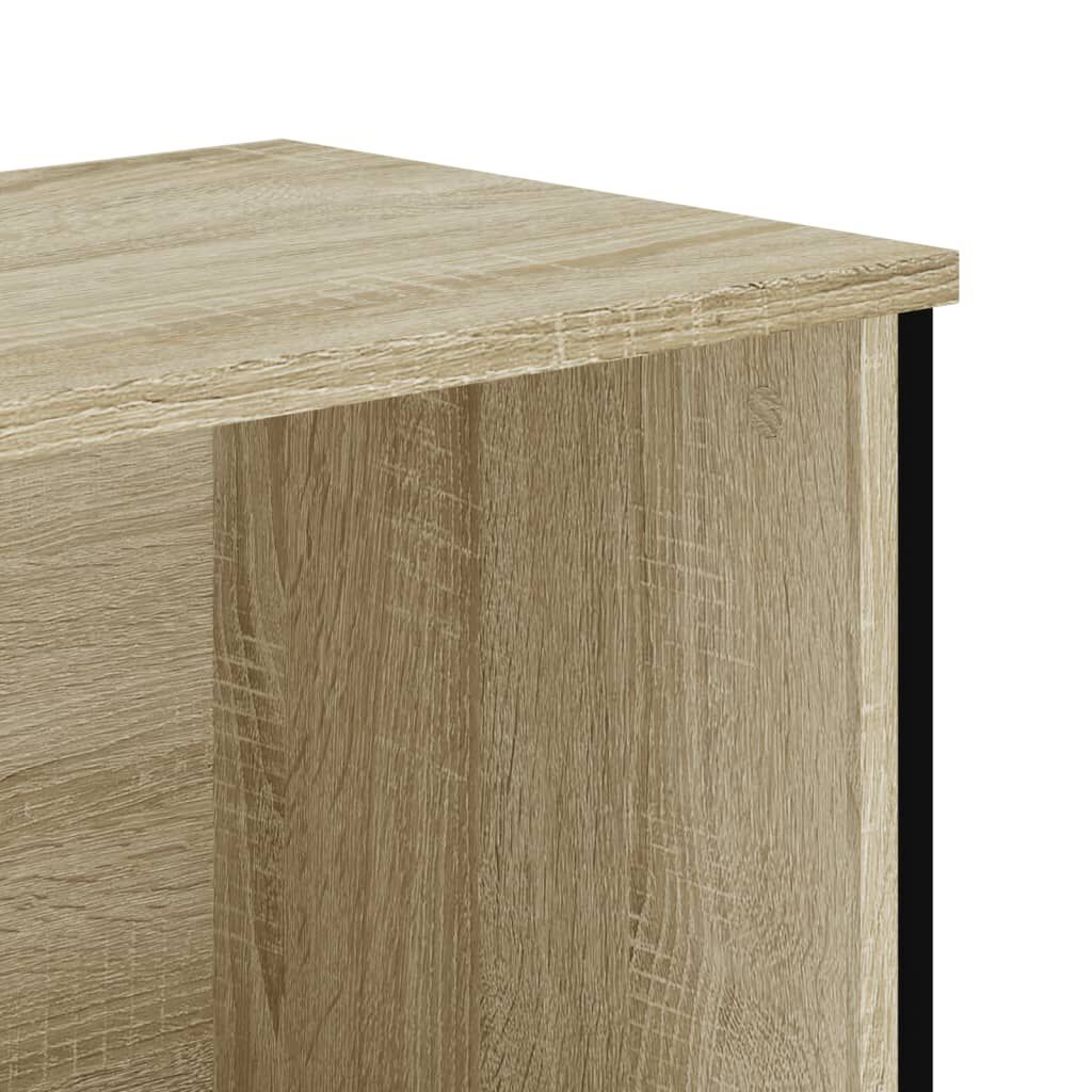 vidaXL Βιβλιοθήκη Sonoma Δρυς 50 x 31 x 74,5εκ. από Επεξεργασμένο Ξύλο