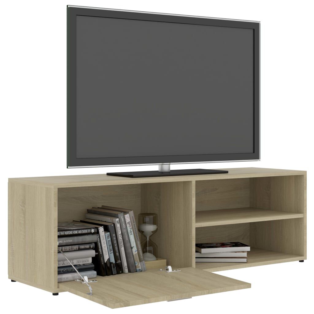 vidaXL Έπιπλο Τηλεόρασης Sonoma Δρυς 120 x 34 x 37 εκ. από Επεξ. Ξύλο