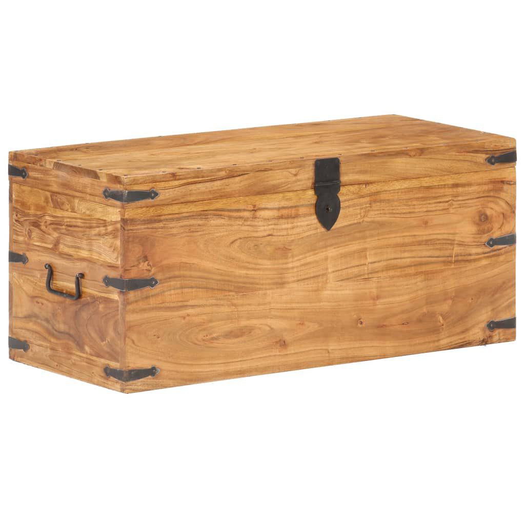 vidaXL Μπαούλο 90 x 40 x 40 εκ. από Μασίφ Ξύλο Ακακίας