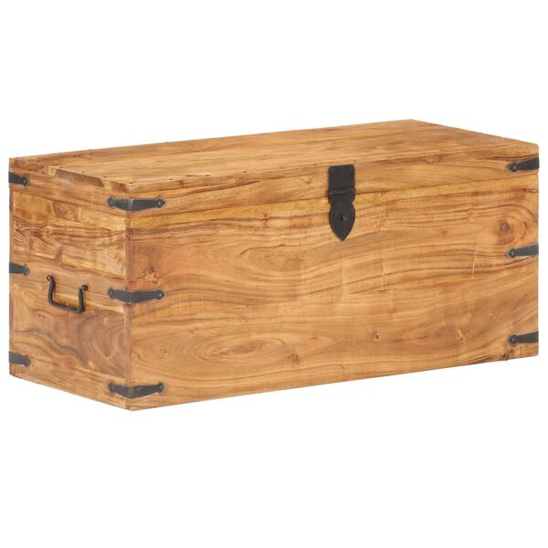 vidaXL Μπαούλο 90 x 40 x 40 εκ. από Μασίφ Ξύλο Ακακίας