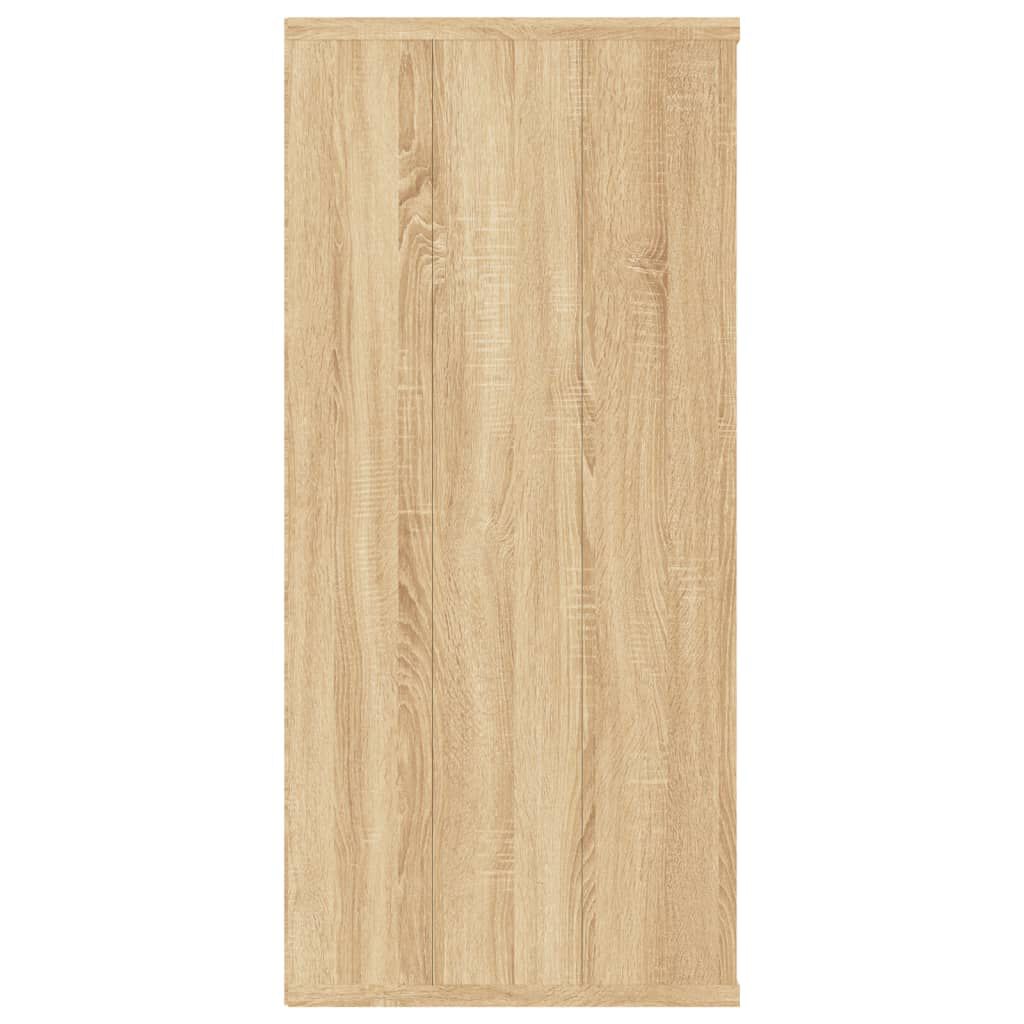 vidaXL Ραφιέρα / Βιβλιοθήκη Sonoma Δρυς 66x30x98 εκ. από Επεξ. Ξύλο