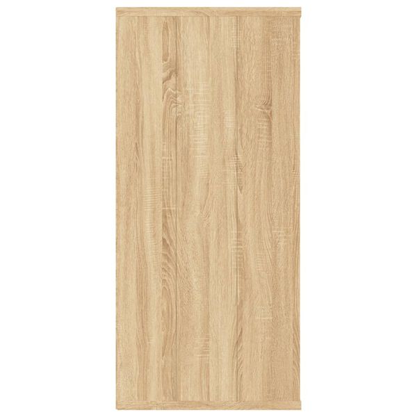 vidaXL Ραφιέρα / Βιβλιοθήκη Sonoma Δρυς 66x30x98 εκ. από Επεξ. Ξύλο