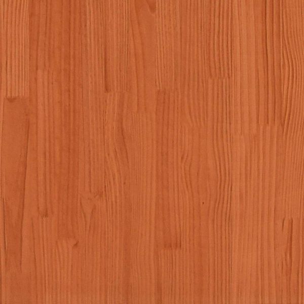 vidaXL Σκελετός Κρεβατιού Χωρίς Στρώμα Καφέ 140x200 Μασίφ Ξύλο Πεύκου