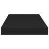 vidaXL Ράφι Τοίχου Μαύρο 50x23x3,8 εκ. MDF