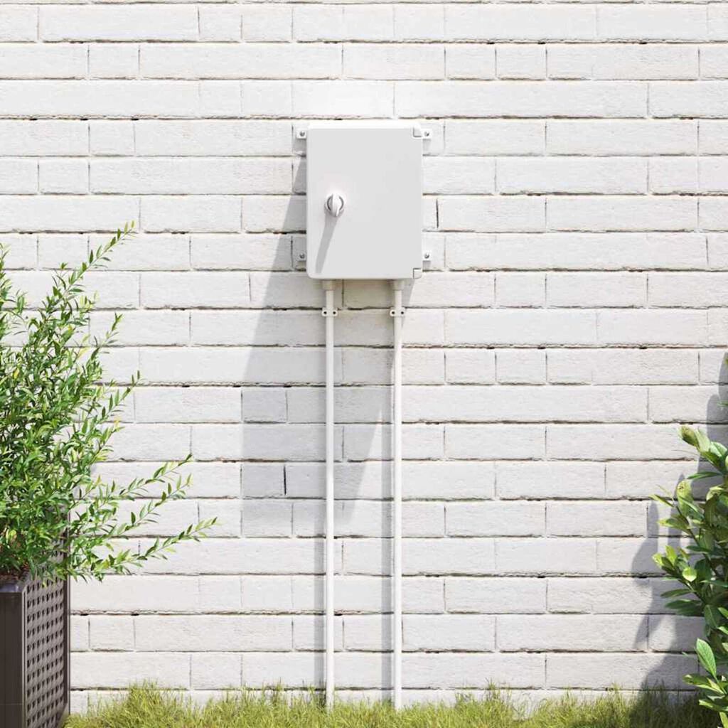 vidaXL Ντουλάπι Ελέγχου Γκρι 18 x 13 x 24 εκ. ΑΒΣ Πλαστικό