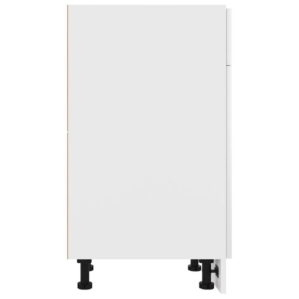 vidaXL Ντουλάπι με Συρτάρι Lyon Λευκό 40x46x81,5 εκ. Επεξ. Ξύλο