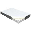 vidaXL Κρεβάτι Boxspring Σκούρο Γκρι 140 x 200 εκ. Υφασμάτινο