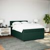 vidaXL &Kappa;&rho;&epsilon;&beta;ά&tau;&iota; Boxspring &mu;&epsilon; &Sigma;&tau;&rho;ώ&mu;&alpha; &Sigma;&kappa;&omicron;ύ&rho;&omicron; &Pi;&rho;ά&sigma;&iota;&nu;&omicron; 140x190&epsilon;&kappa;. &Beta;&epsilon;&lambda;&omicron;ύ&delta;&iota;&nu;&omicron;