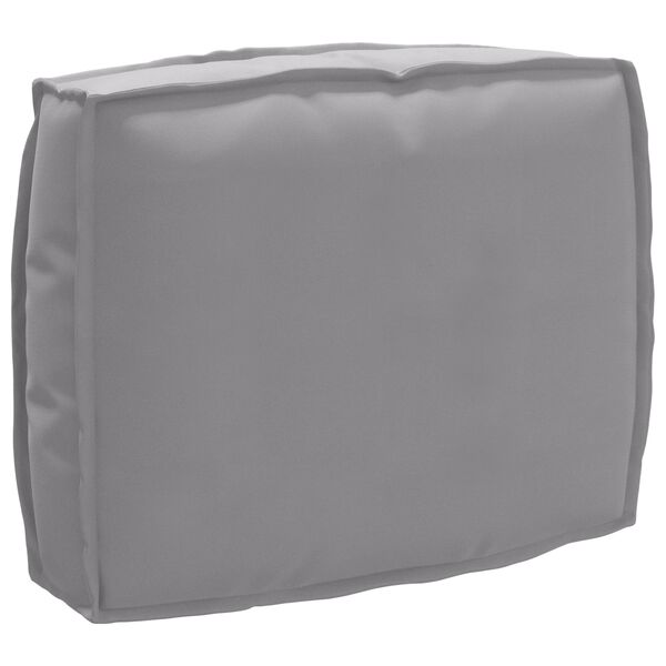 vidaXL Μαξιλάρι παλέτας για πλάτη Γκρι 50 x 40 x 12 cm Ύφασμα Oxford
