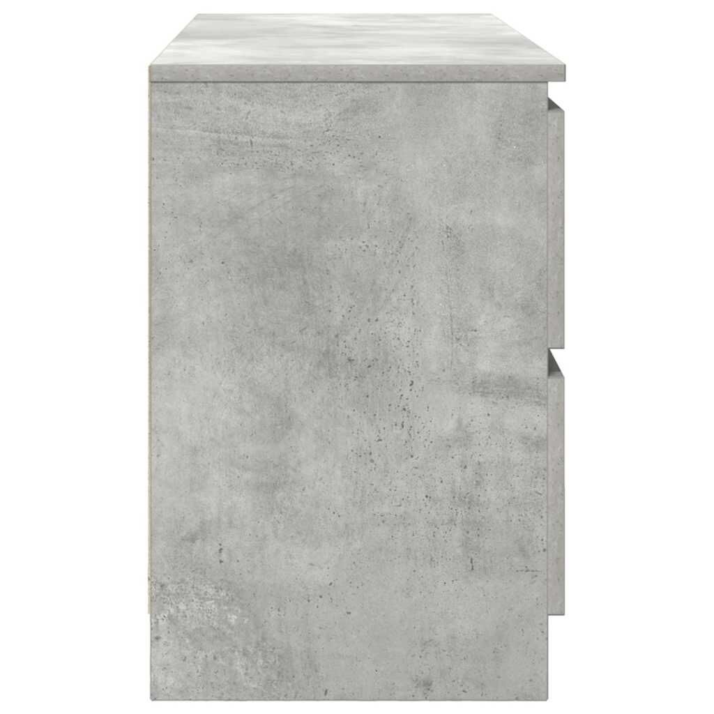 vidaXL Έπιπλο Τηλεόρασης Γκρι Σκυρ. 100x35x54 εκ. Επεξ. Ξύλο