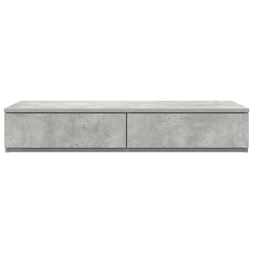vidaXL Συστήματα Συρταριών Γκρι Σκυρόδεμα 100x36,5x16,5 εκ. Επεξεργασμένο Ξύλο