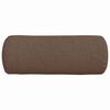 vidaXL Μαξιλάρια Στήριγμα 2 pcs Καφέ Ø 15 x 40 εκ ύφασμα