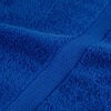 vidaXL Πετσέτες Προσώπου SOLUND 2 pcs Μπλε Βαμβάκι