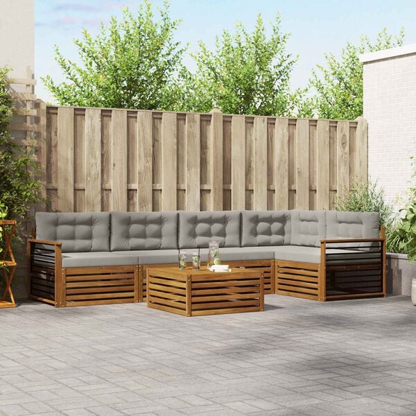 vidaXL &Sigma;&epsilon;&iota;&rho;ά &Kappa;&alpha;&nu;&alpha;&pi;έ &Epsilon;&xi;&omega;&tau;&epsilon;&rho;&iota;&kappa;&omicron;ύ 6 pcs &Phi;&upsilon;&sigma;&iota;&kappa;ό &kappa;&alpha;&iota; &Alpha;&nu;&omicron;&iota;&chi;&tau;ό &Gamma;&kappa;&rho;&iota;