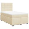 vidaXL &Kappa;&rho;&epsilon;&beta;ά&tau;&iota; Boxspring &mu;&epsilon; &Sigma;&tau;&rho;ώ&mu;&alpha; &Kappa;&rho;&epsilon;&mu; 120x200 &epsilon;&kappa;. &Upsilon;&phi;&alpha;&sigma;&mu;ά&tau;&iota;&nu;&omicron;