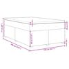 vidaXL &Kappa;&rho;&epsilon;&beta;ά&tau;&iota; Boxspring &mu;&epsilon; &Sigma;&tau;&rho;ώ&mu;&alpha; &Mu;&pi;&lambda;&epsilon; 140x190 &epsilon;&kappa;. &Upsilon;&phi;&alpha;&sigma;&mu;ά&tau;&iota;&nu;&omicron;