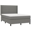 vidaXL &Kappa;&rho;&epsilon;&beta;ά&tau;&iota; Boxspring &mu;&epsilon; &Sigma;&tau;&rho;ώ&mu;&alpha; &Sigma;&kappa;&omicron;ύ&rho;&omicron; &Gamma;&kappa;&rho;&iota; 140x190 &epsilon;&kappa;. &Upsilon;&phi;&alpha;&sigma;&mu;ά&tau;&iota;&nu;&omicron;