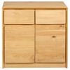vidaXL Ντουλάπι SAUDA Δρυς 80x43x75,5 εκ. από Μασίφ Ξύλο Πεύκου