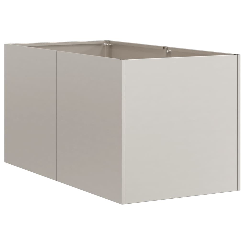 vidaXL Ζαρντινιέρα Σκουριασμένο 40x80x40εκ. Ατσάλι Σκληρυθέν στον Αέρα