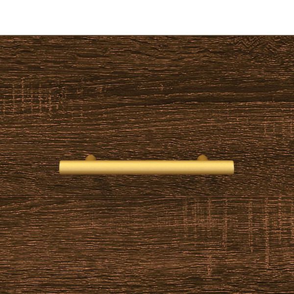 vidaXL Τραπεζάκια Σαλονιού 2 τεμ Brown Oak 50x50x40 εκ Επεξ. Ξύλο