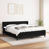 vidaXL &Kappa;&rho;&epsilon;&beta;ά&tau;&iota; Boxspring &mu;&epsilon; &Sigma;&tau;&rho;ώ&mu;&alpha; &Mu;&alpha;ύ&rho;&omicron; 160x200 &epsilon;&kappa;. &Upsilon;&phi;&alpha;&sigma;&mu;ά&tau;&iota;&nu;&omicron;