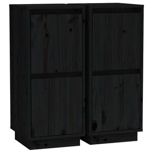 vidaXL &Nu;&tau;&omicron;&upsilon;&lambda;ά&pi;&iota;&alpha; 2 &tau;&epsilon;&mu;. &Mu;&alpha;ύ&rho;&alpha; 31,5 x 34 x 75 &epsilon;&kappa;. &alpha;&pi;ό &Mu;&alpha;&sigma;ί&phi; &Xi;ύ&lambda;&omicron; &Pi;&epsilon;ύ&kappa;&omicron;&upsilon;