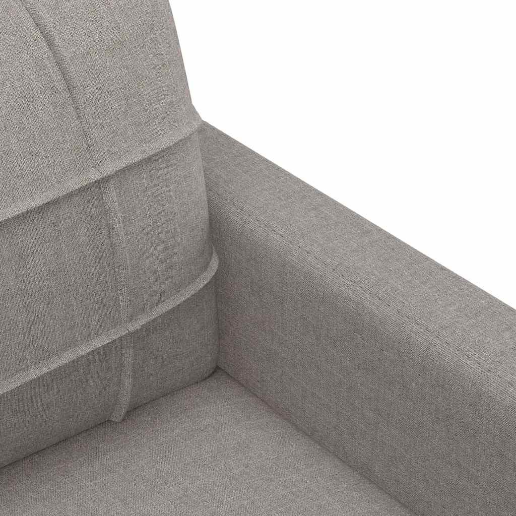 vidaXL Καναπές Τριθέσιος Taupe 180 εκ. Υφασμάτινος