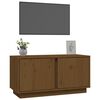 vidaXL Έπιπλο Τηλεόρασης Καφέ Μελί 80x35x40,5 εκ από Μασίφ Ξύλο Πεύκου