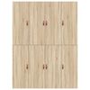 vidaXL Σκελετός Κρεβατιού Sonoma Δρυς 135 x 190 cm Επεξεργασμένο ξύλο