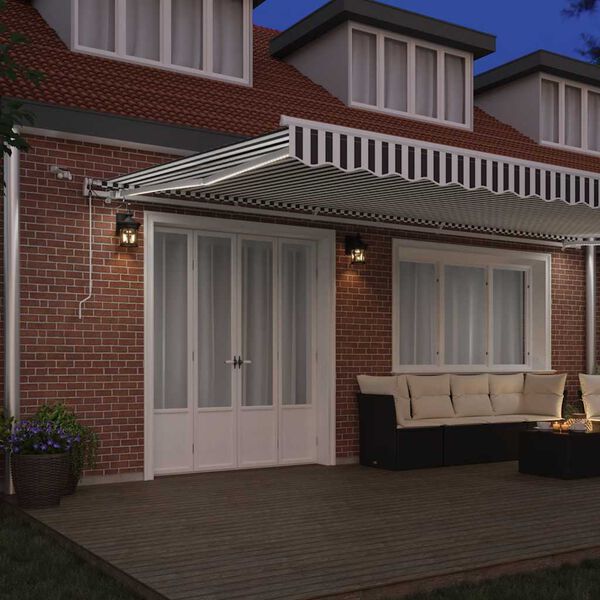 vidaXL &Tau;έ&nu;&tau;&alpha; &Pi;&tau;&upsilon;&sigma;&sigma;ό&mu;&epsilon;&nu;&eta; &Alpha;&upsilon;&tau;ό&mu;&alpha;&tau;&eta; &mu;&epsilon; LED &Alpha;&nu;&theta;&rho;&alpha;&kappa;ί / &Lambda;&epsilon;&upsilon;&kappa;ή 600x300 &epsilon;&kappa;.