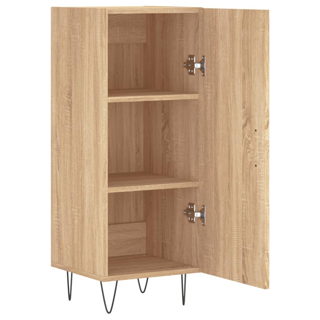 vidaXL Ντουλάπι Sonoma Δρυς 34,5x34x90 εκ. από Επεξεργασμένο Ξύλο